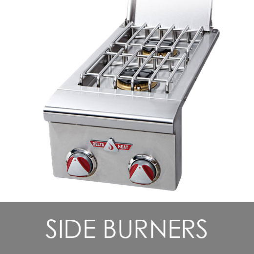 Delta Heat Side Burners for Built-In Grill